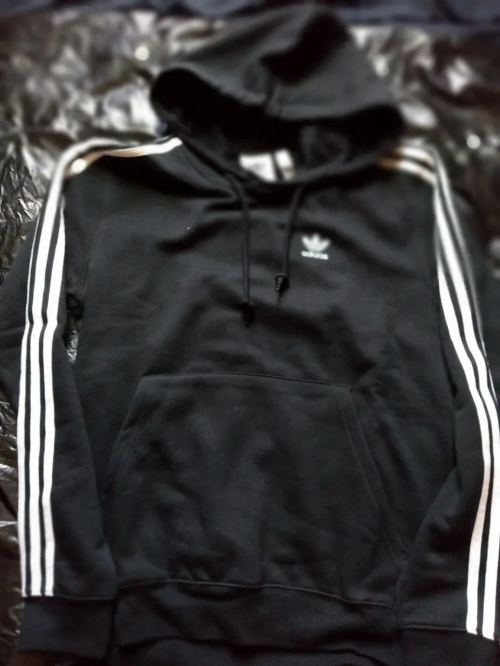 Adidas Three Stripe Jogger Set Black Mens XS/S (Not A Matching Set)